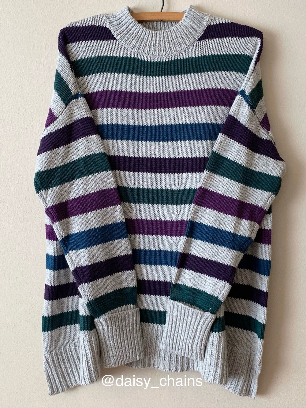 NWOT BDG Mock Neck Striped Sweater